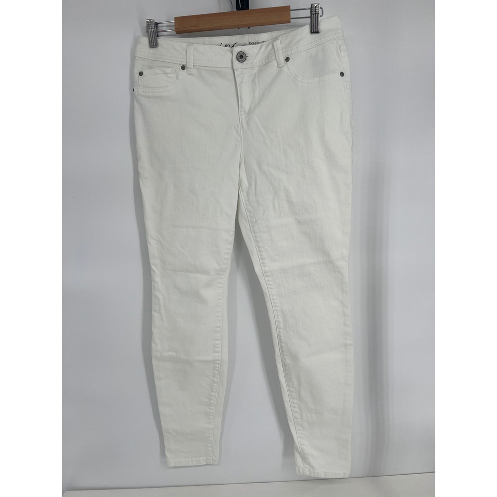 INC‎ International Concepts Mens White Skinny Leg Regular Fit Jeans Size 8 FA18